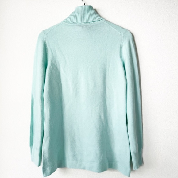 French Connection Turtleneck Sweater in Seafoam Green in Size Medium - Picture 2 of 8